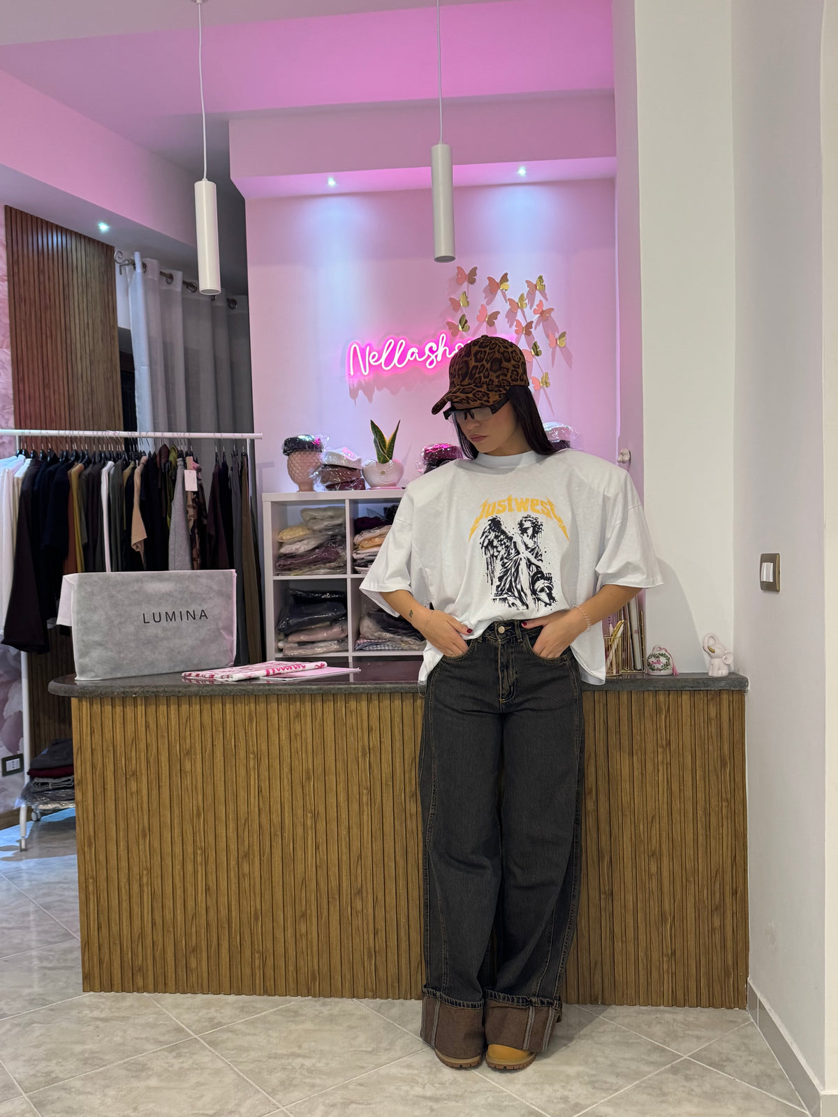 jeans marrone
