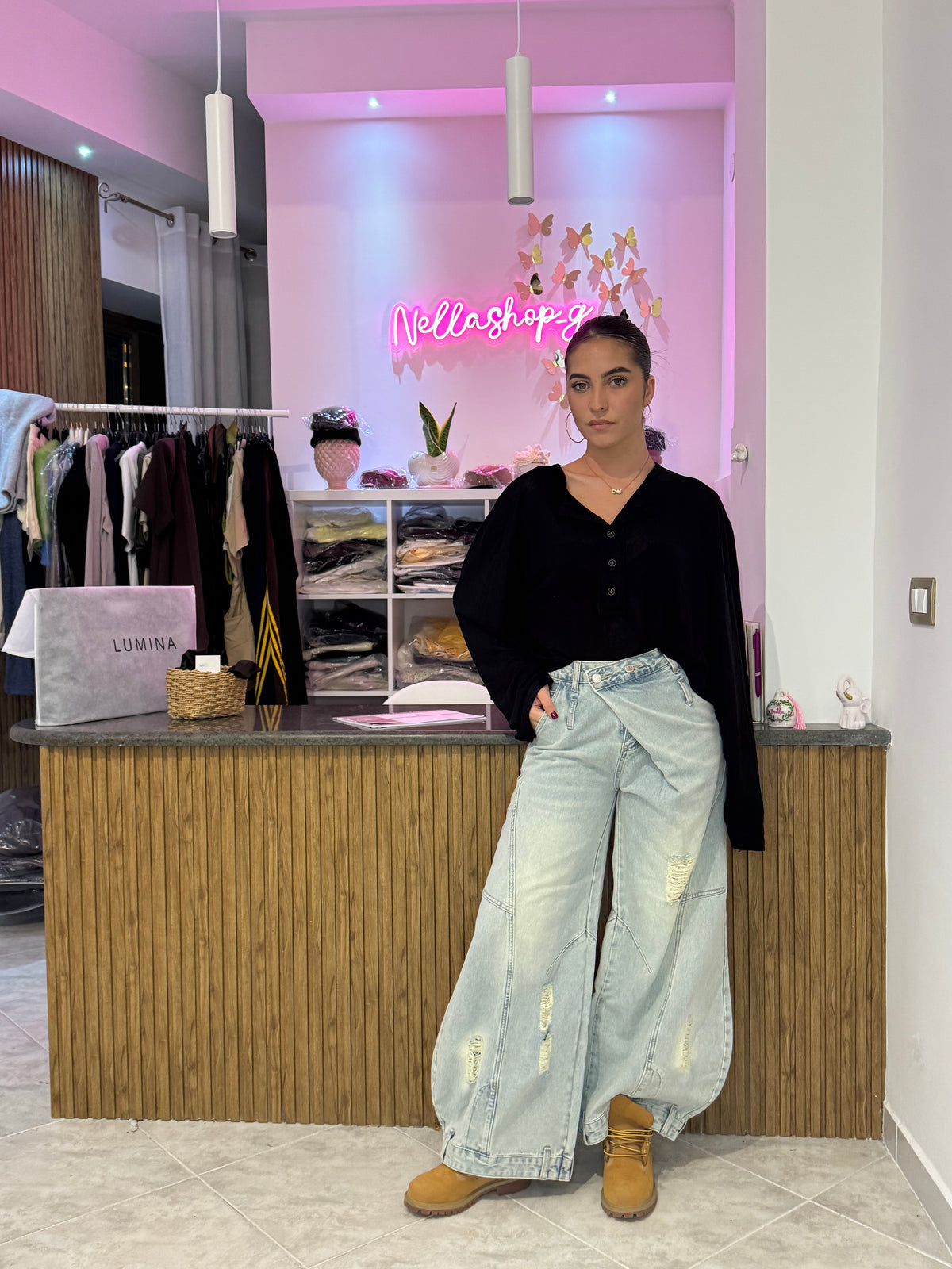 jeans trasversale chiaro