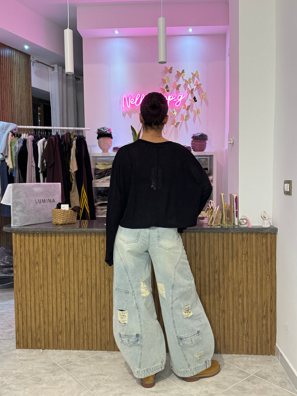 jeans trasversale chiaro