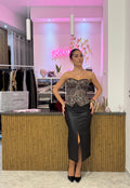 corsetto leopardato