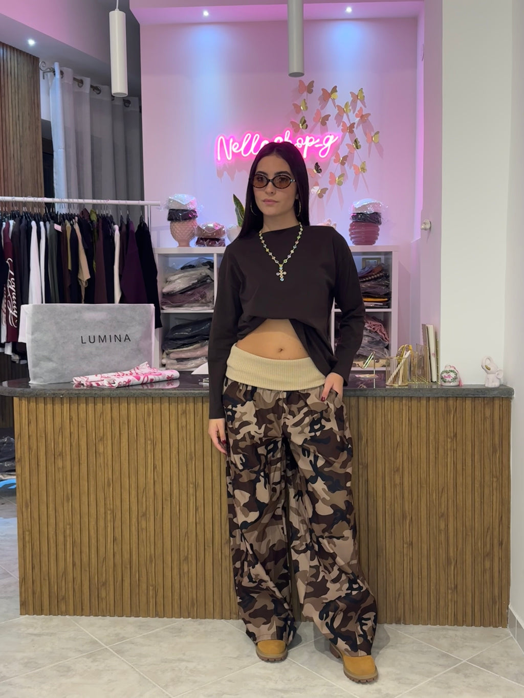 Pantalone bustino elastico