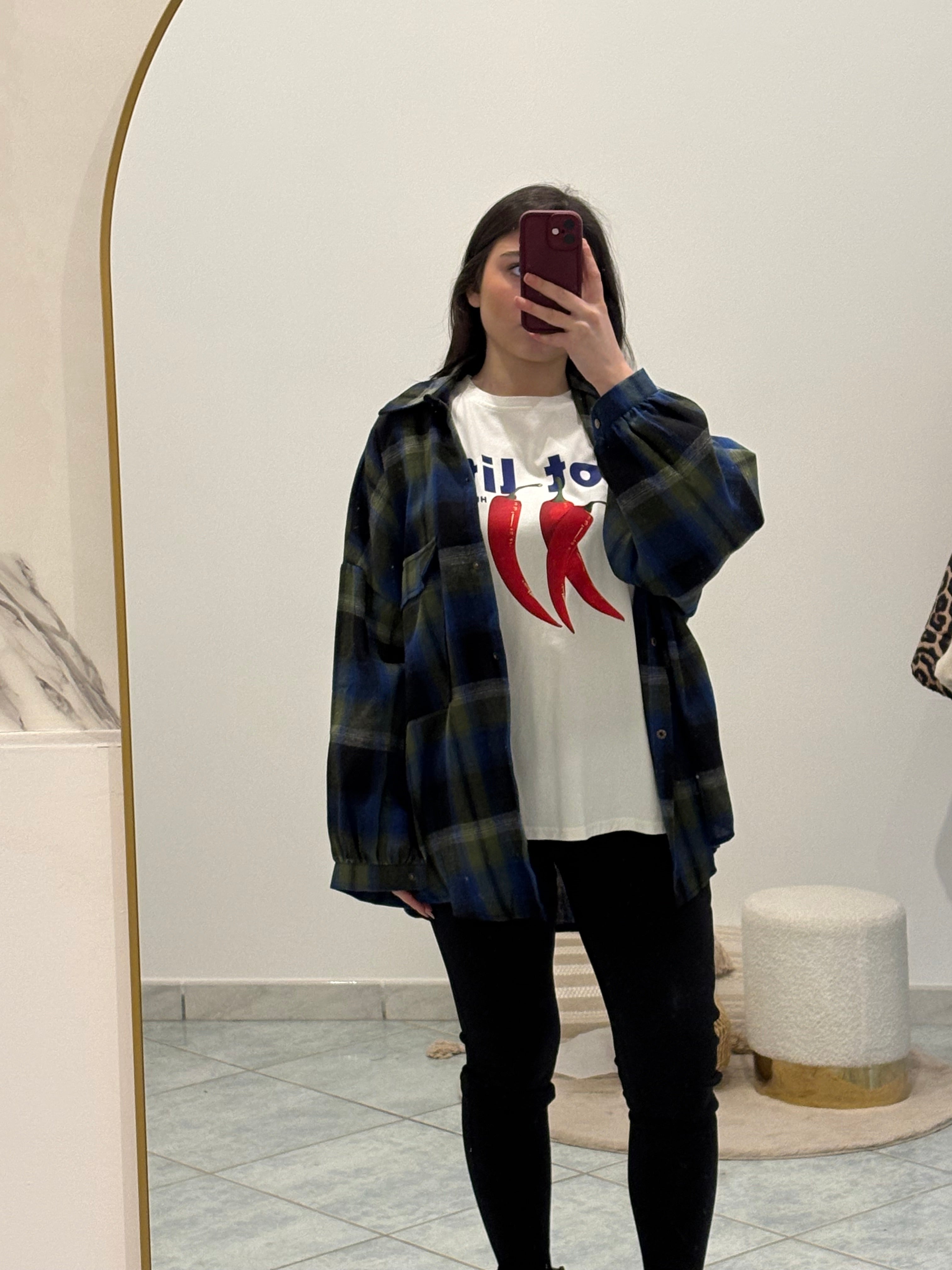 Camicia con maglia incorporata Hot life