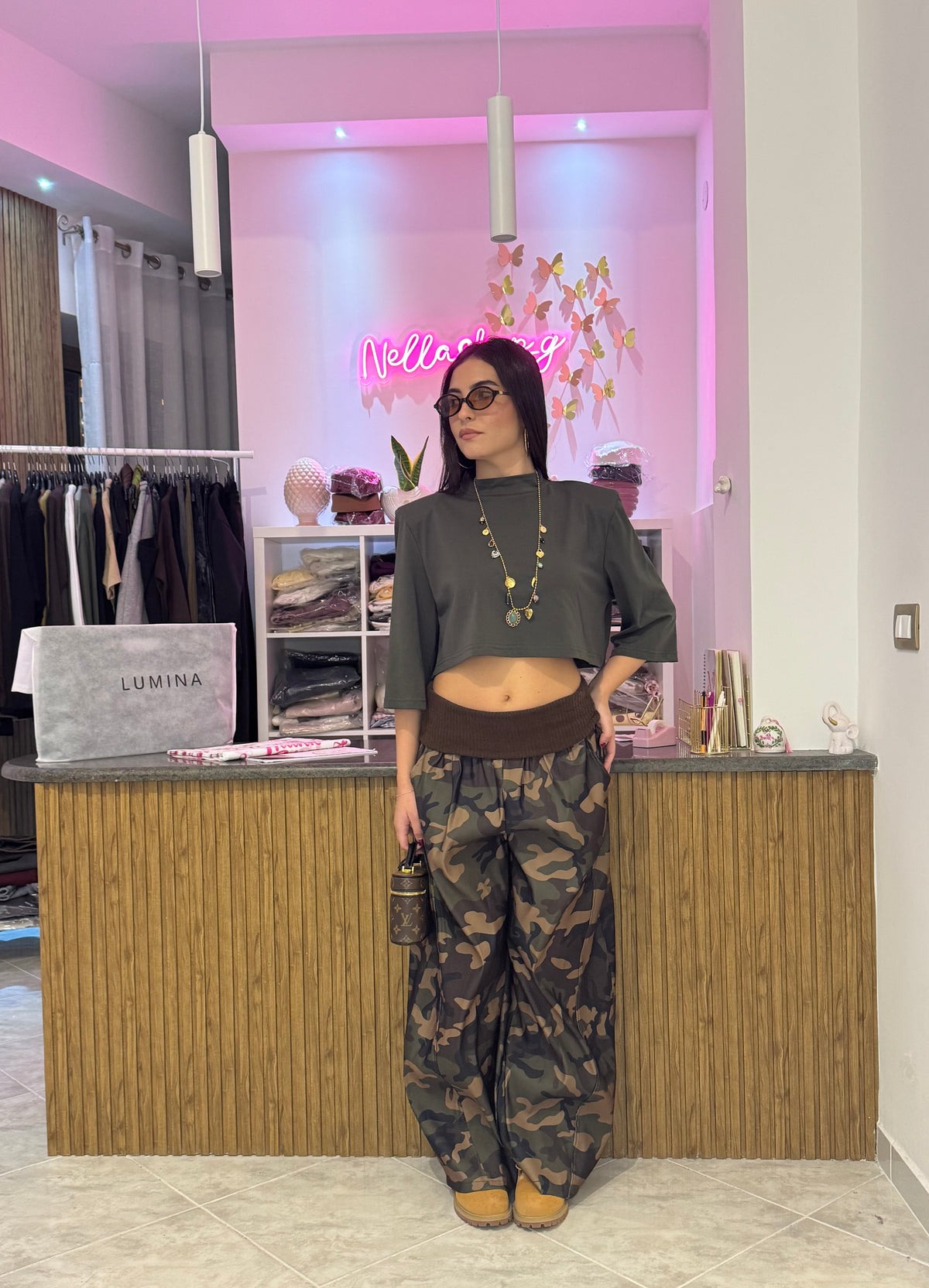 Pantalone bustino elastico