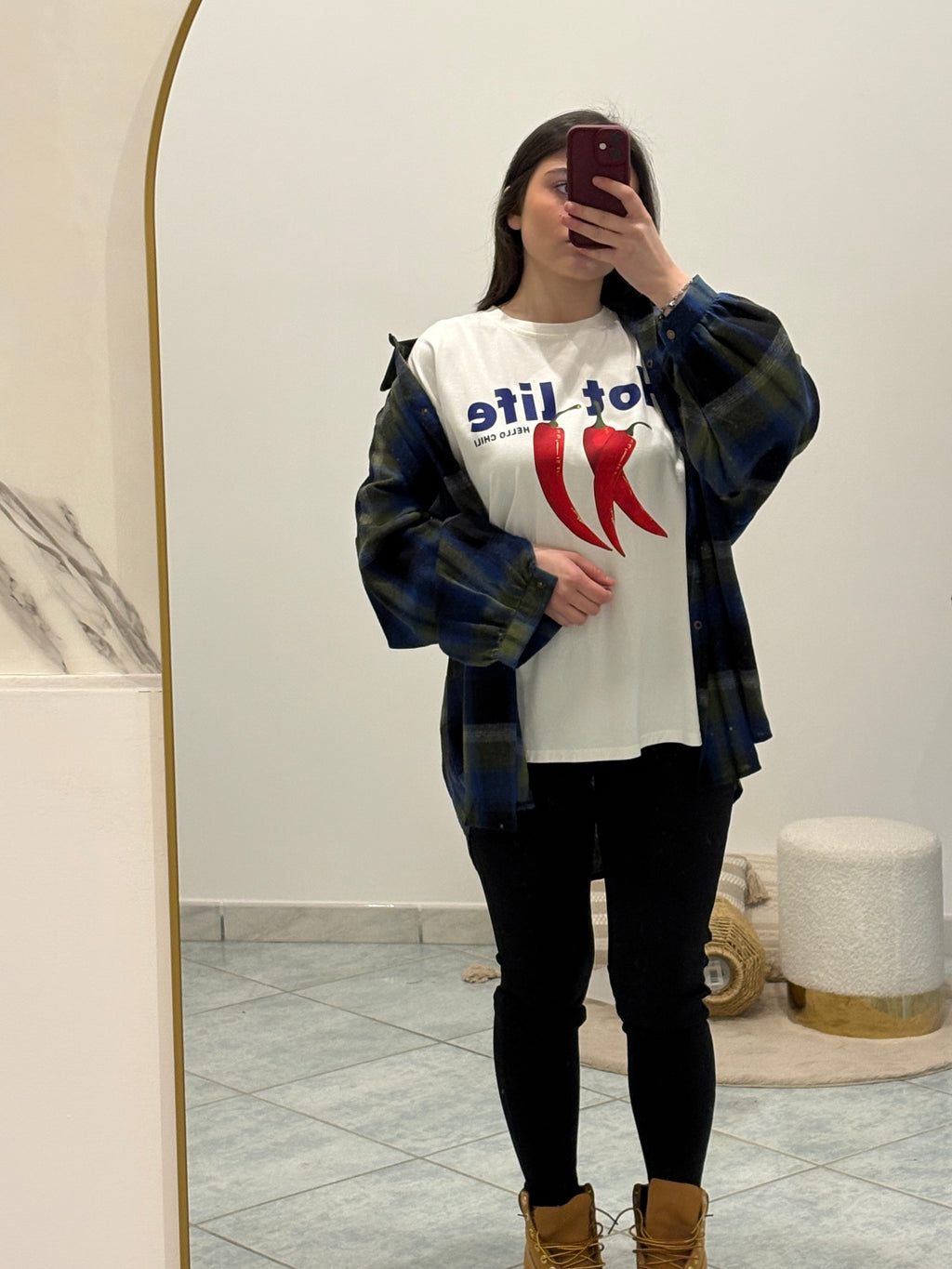 Camicia con maglia incorporata Hot life