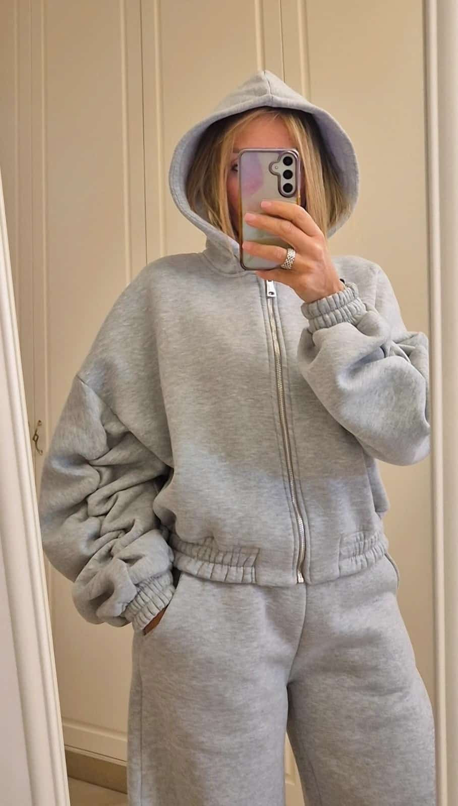 Tuta Just West grigia