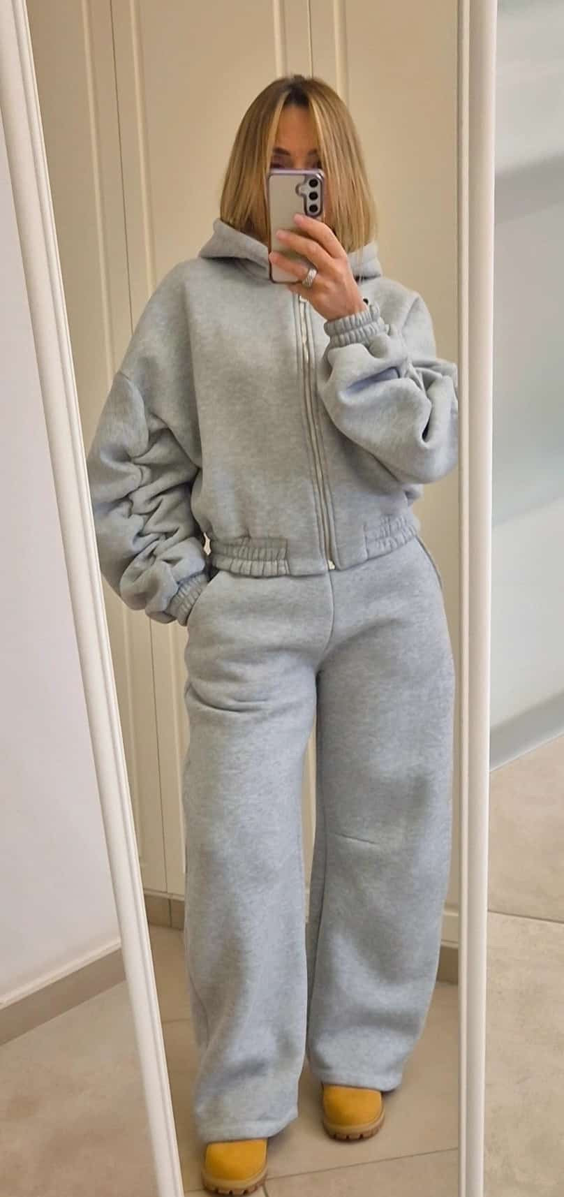 Tuta Just West grigia