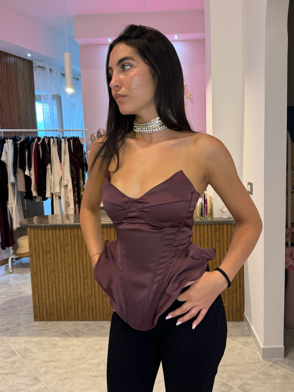 Corsetto a punta