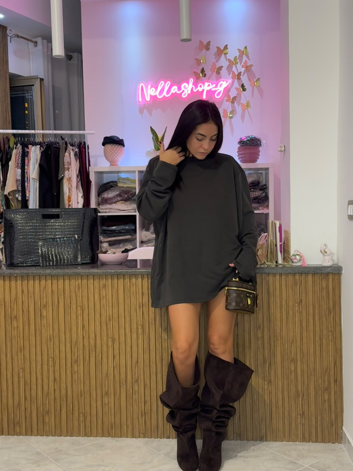 Maxi maglia just west